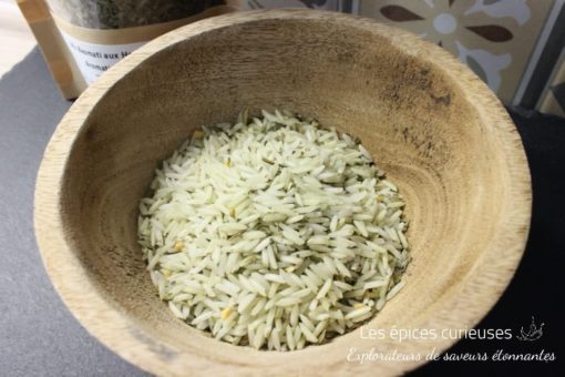 Riz basmati aux herbes aromatiques - Les épices curieuses