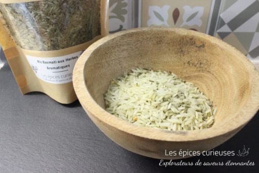 Riz basmati aux herbes aromatiques - Les épices curieuses