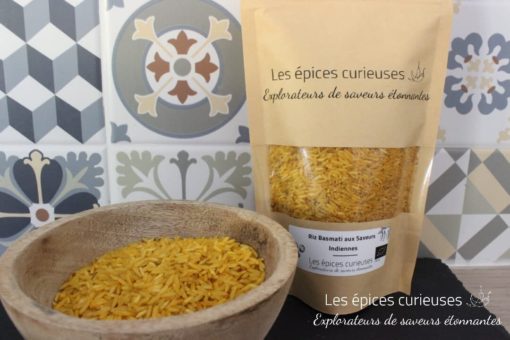 Riz basmati aux saveurs indienne - Les épices curieuses
