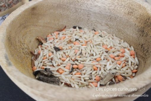 Riz basmati et lentilles corail forestier - Les épices curieuses