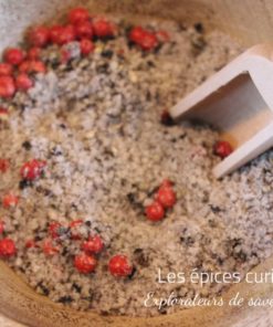 Sel de Guérande IGP aux poivres et baies roses - Les épices curieuses