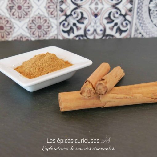 Cannelle en poudre et bâtons bio- Les épices curieuses