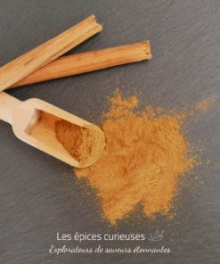 Cannelle en poudre et bâtons bio- Les épices curieuses