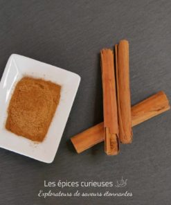Cannelle de Ceylan en poudre - Madagascar - Les épices curieuses