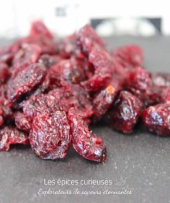 Baies de cranberry séchées (canneberge) - les épices curieuses