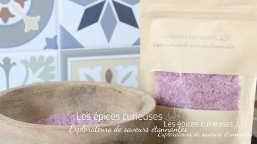 Fleur de sel au vin rouge Syrah - Les épices curieuses