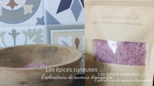 Fleur de sel au vin rouge Syrah - Les épices curieuses