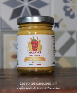 Haban's - Sauce saveur mangue - Pot de 90G - Les épices curieuses