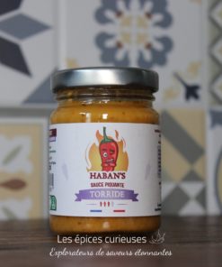 Haban's - Sauce torride - Pot de 90G - Les épices curieuses