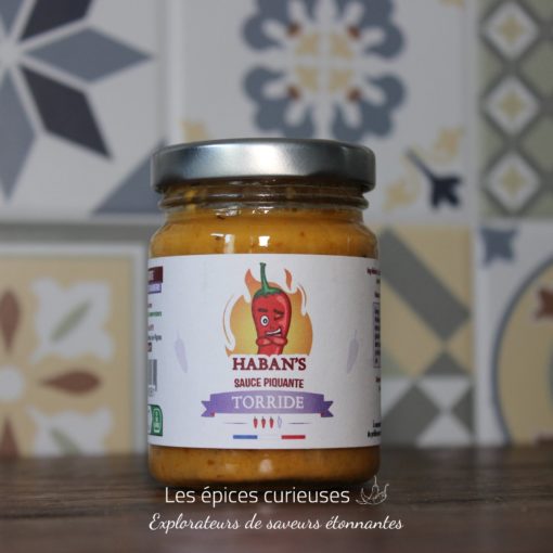Haban's - Sauce torride - Pot de 90G - Les épices curieuses