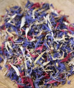 Mélange de fleurs comestibles -bleuet - Les épices curieuses
