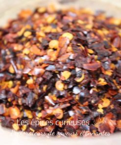Piment nioras concassé - Paprika concassé - Les épices curieuses