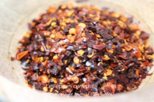Piment nioras concassé - Paprika concassé - Les épices curieuses