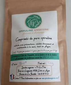 comprimés de pure spiruline crue déshydratée - Spiruline Angevine - Les épices curieuses