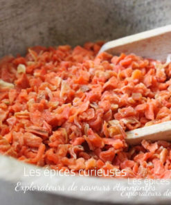 Carottes en petits morceaux - Les épices curieuses