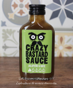Sauce Piquante Crazy Bastard - Jalapeño & Dattes 100ml - Les épices curieuses