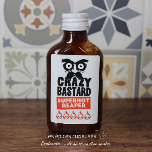 Sauce Crazy Bastard Superhot Reaper 100ml - Les épices curieuses