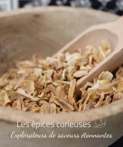 Oignons en lamelle grillée et toastée - Les épices curieuses