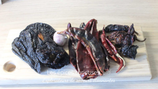 Assortiement de piment pour la sauce Enchilada - Les épices curieuses