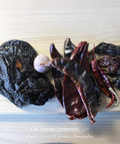 Assortiement de piment pour la sauce Enchilada - Les épices curieuses