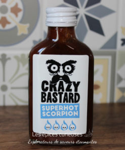 Sauce Piquante Crazy Bastard - Superhot Scorpion 100ml - Les épices curieuses