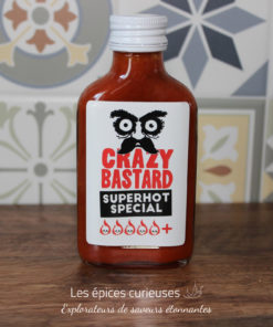 Sauce Piquante Crazy Bastard - Superhot Spéciale 100ml - Les épices curieuses