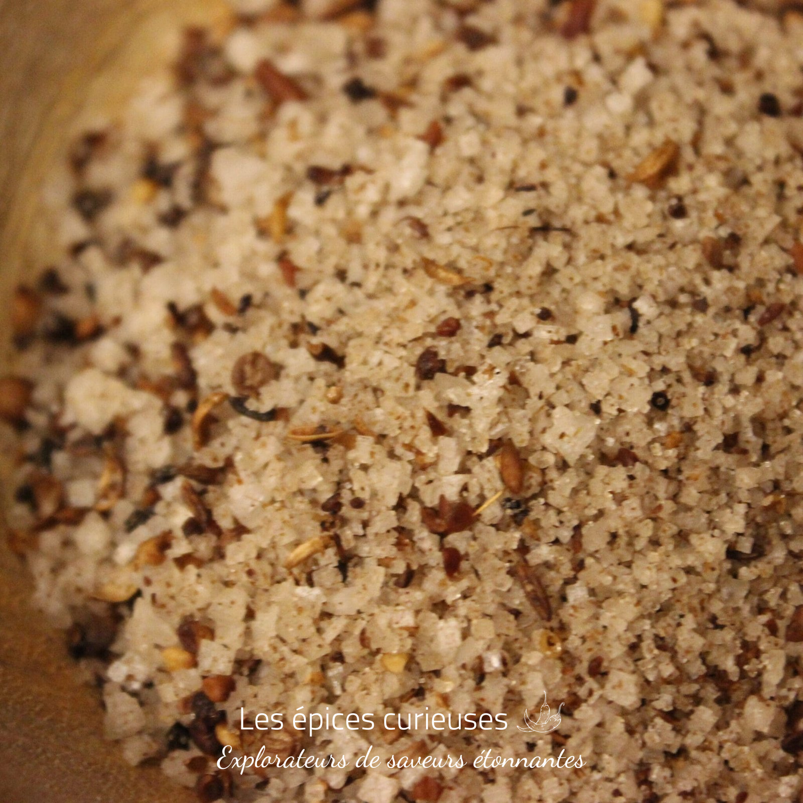 Fleur de sel – Eclats d’épices torrifiées – Les épices curieuses Fleur de sel - Eclats d'épices torrifiées - Les épices curieuses
