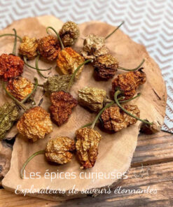 Piment Carolina Reaper - Entier et séché - Les épices curieuses