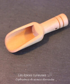 Cuillère à sel en bambou de 8 cm - Les épices curieuses
