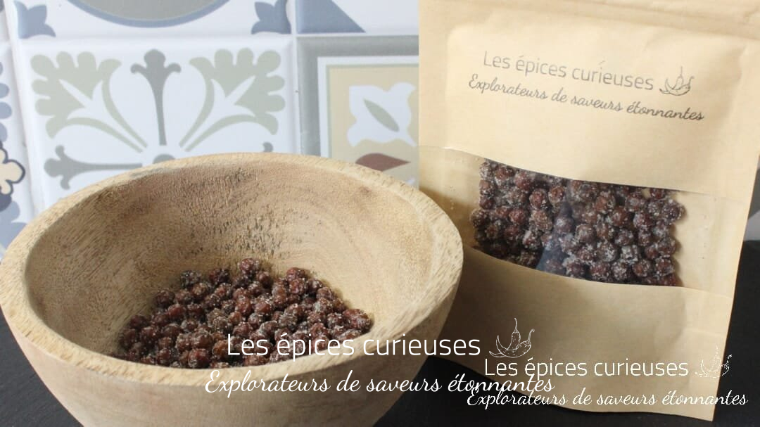 Poivre de Kampot rouge fermenté – Les épices curieuses Poivre de Kampot rouge fermenté - Les épices curieuses