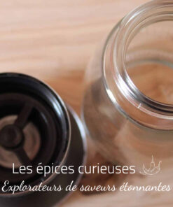 Moulin poivre et sel à mouture réglable - Les épices curieuses