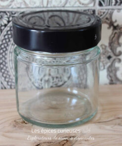 Grand pot 212ML avec capsule noire - Les épices curieuses