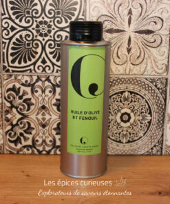 Huile d'olive et fenouil 25 cl - Les épices curieuses