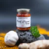 Bocal de purée de piment rouge Maison Boyer avec ail, gingembre et herbes, fabriqué en France.