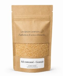 Ail concassé - Granulé - Packaging - Les Épices Curieuses