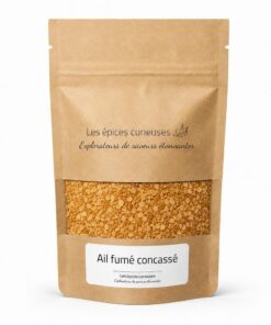 Ail fumé concassé - Packaging - Les Épices Curieuses