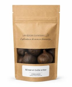 Ail noir en bulbe entier - Packaging - Les Épices Curieuses
