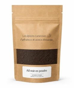 Ail noir en poudre - Packaging - Les Épices Curieuses