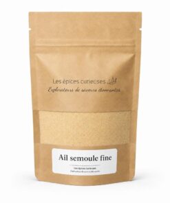 Ail semoule fine - Packaging - Les Épices Curieuses