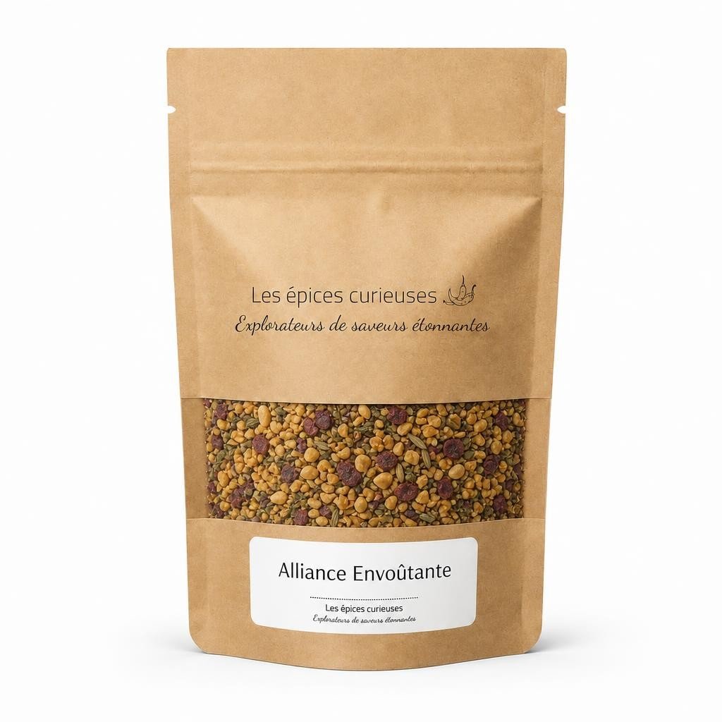 Alliance Envoûtante – Packaging – Les Épices Curieuses Alliance Envoûtante - Packaging - Les Épices Curieuses