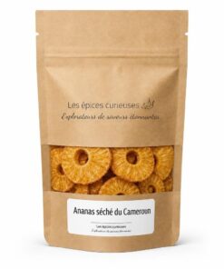 Ananas séché du Cameroun - Packaging - Les Épices Curieuses