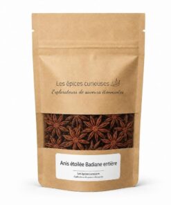 Anis étoilée Badiane entière - Packaging - Les Épices Curieuses
