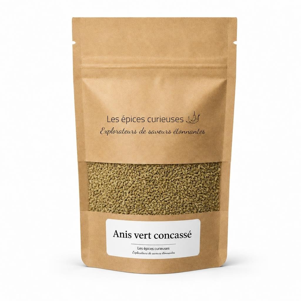 Anis vert concassé – Packaging – Les Épices Curieuses Anis vert concassé - Packaging - Les Épices Curieuses
