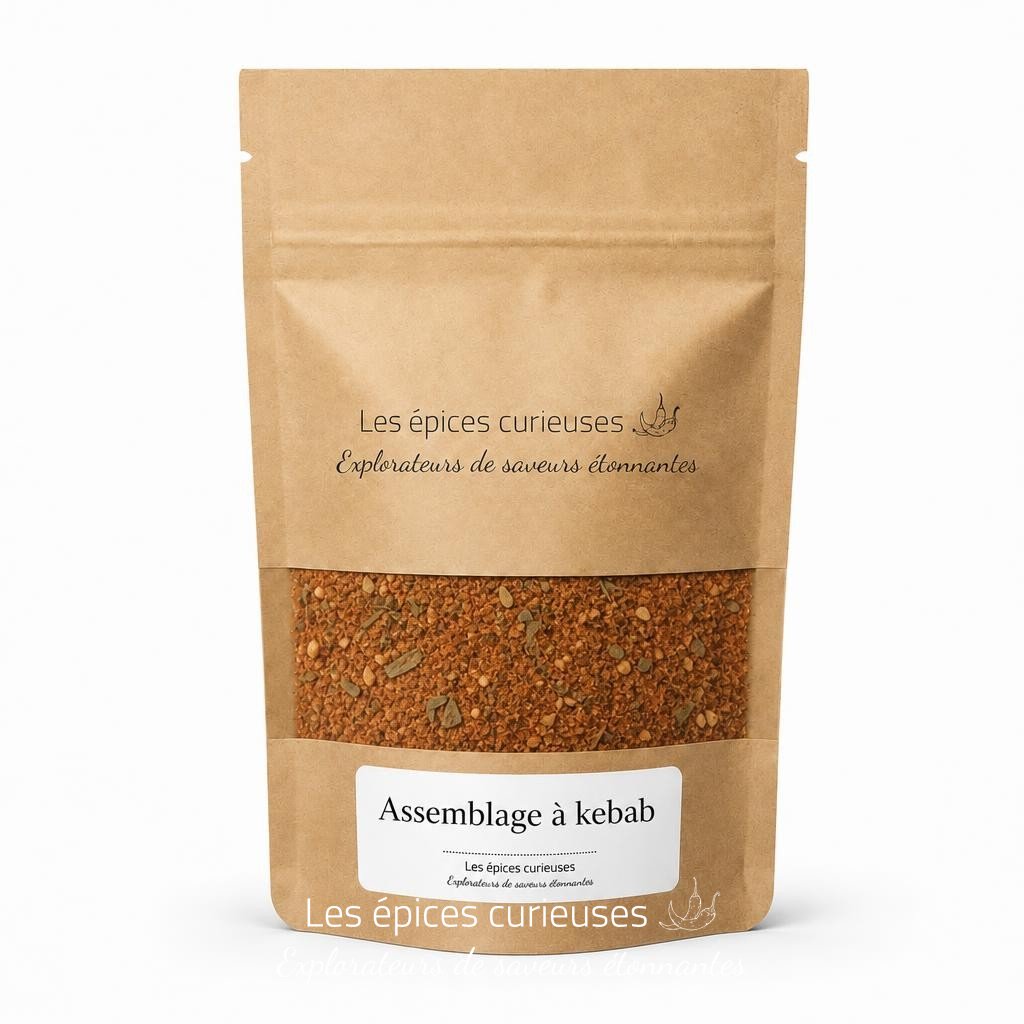 Assemblage à kebab – Packaging – Les Épices Curieuses Assemblage à kebab - Packaging - Les Épices Curieuses
