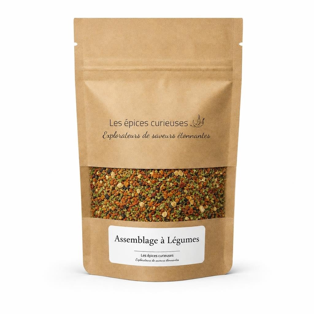 Assemblage à Légumes – Packaging – Les Épices Curieuses Assemblage à Légumes - Packaging - Les Épices Curieuses