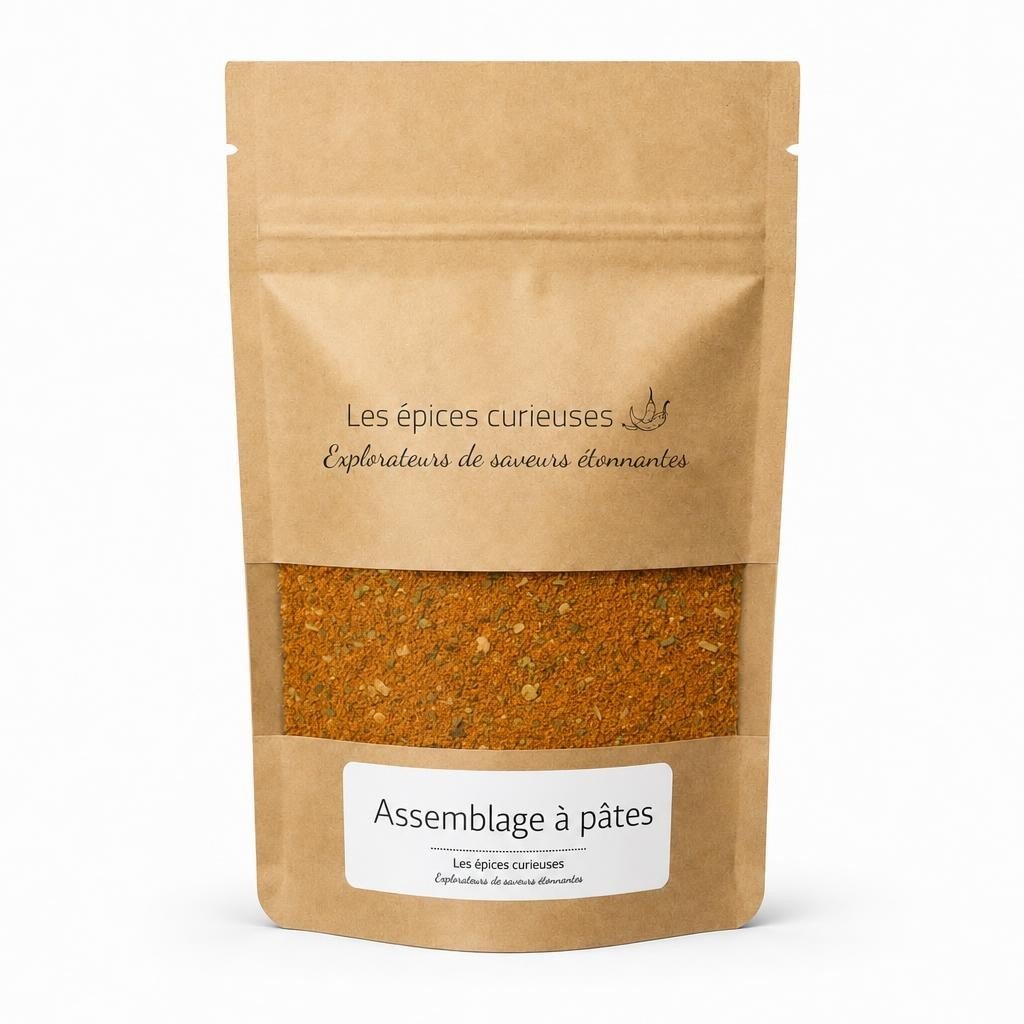 Assemblage à pâtes – Packaging – Les Épices Curieuses Assemblage à pâtes - Packaging - Les Épices Curieuses