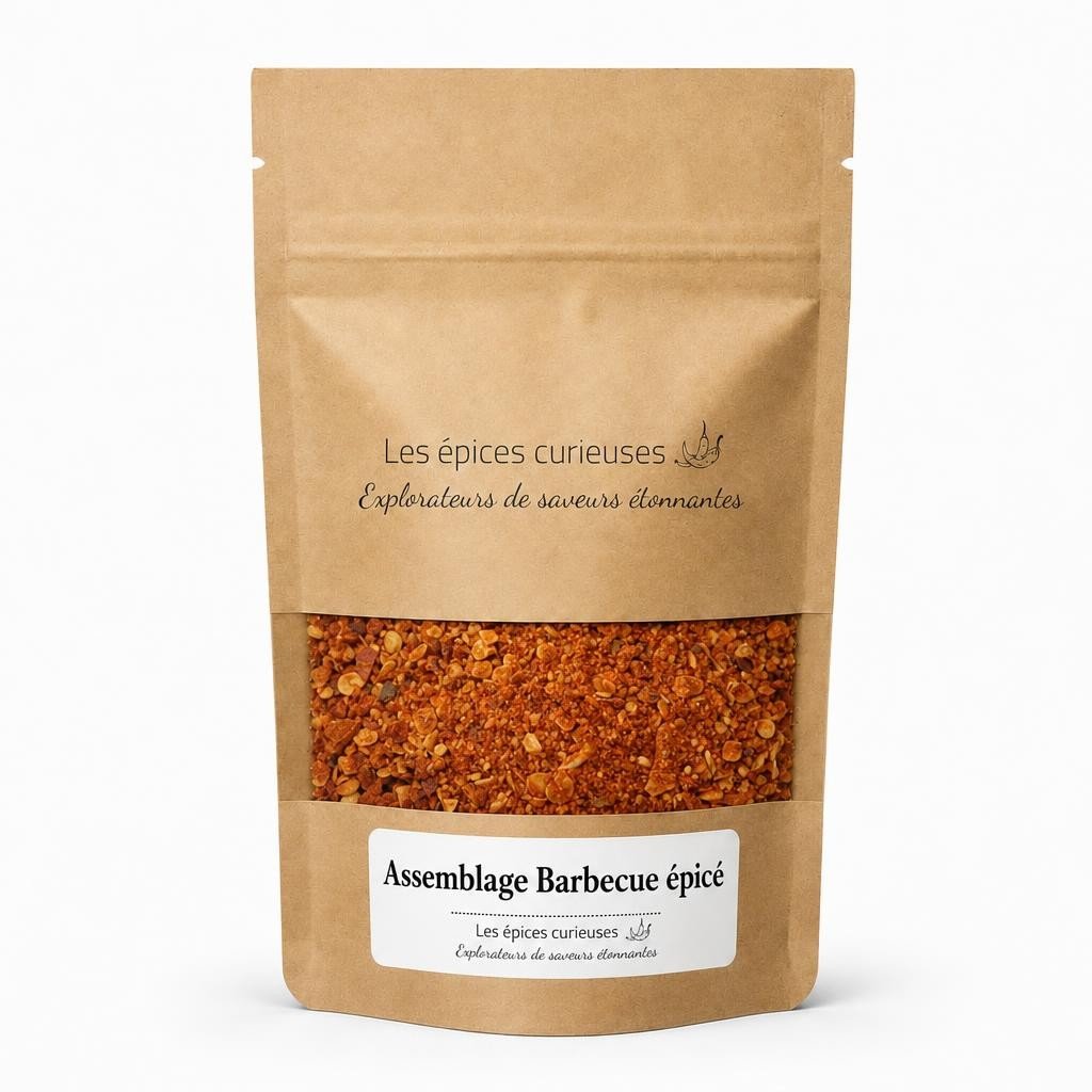 Assemblage Barbecue épicé – Packaging – Les Épices Curieuses Assemblage Barbecue épicé - Packaging - Les Épices Curieuses