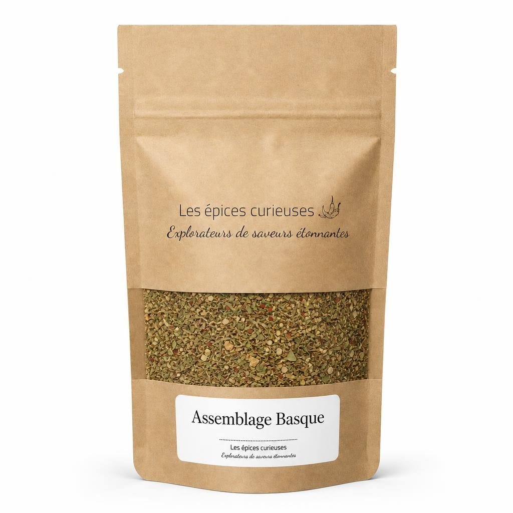Assemblage Basque – Packaging – Les Épices Curieuses Assemblage Basque - Packaging - Les Épices Curieuses