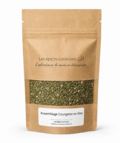 Assemblage Courgette en fête - Packaging - Les Épices Curieuses
