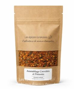 Assemblage Crevettes et Poissons - Packaging - Les Épices Curieuses